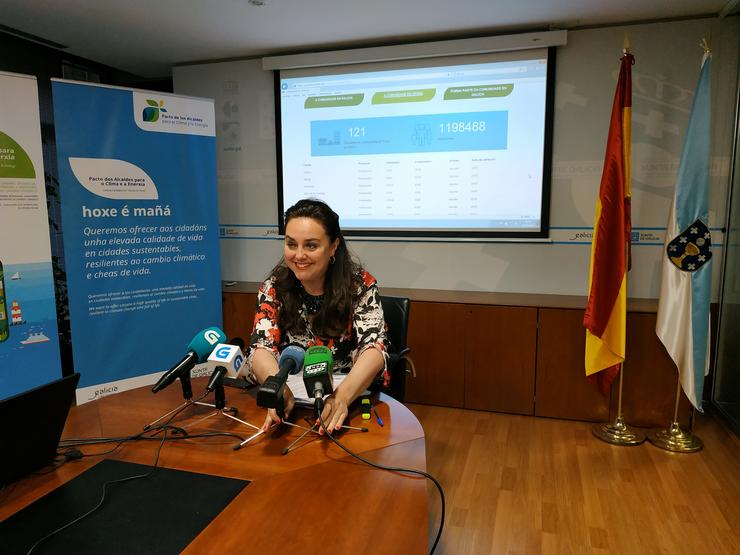 A directora xeral de Calidade Ambiental e Cambio Climático, María Cruz Ferreira.. PEDRO DAVILA-EUROPA PRESS 
