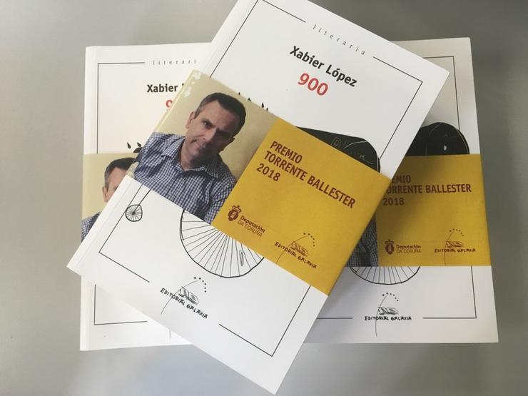 Novela'900', de Xabier López, gañadora do Premio Torrente Ballester en galego. DEPUTACIÓN DA CORUÑA 