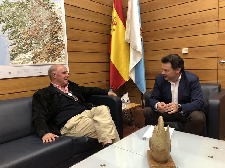 Antonio Rodríguez Miranda con Manuel Fajín.. XUNTA DE GALICIA 