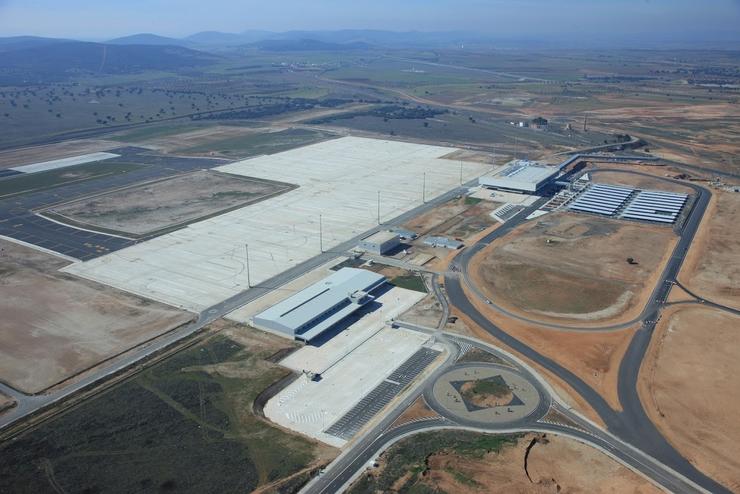Vista aérea do Aeroporto de Cidade Real.. CRIA 