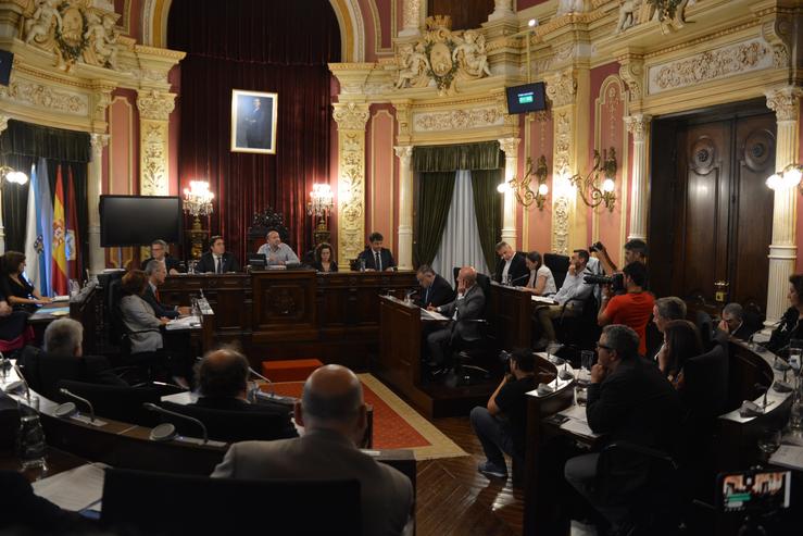 Pleno no Concello de Ourense.