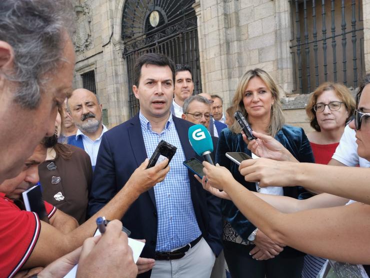 O secretario xeral do PSdeG, Gonzalo Caballero 