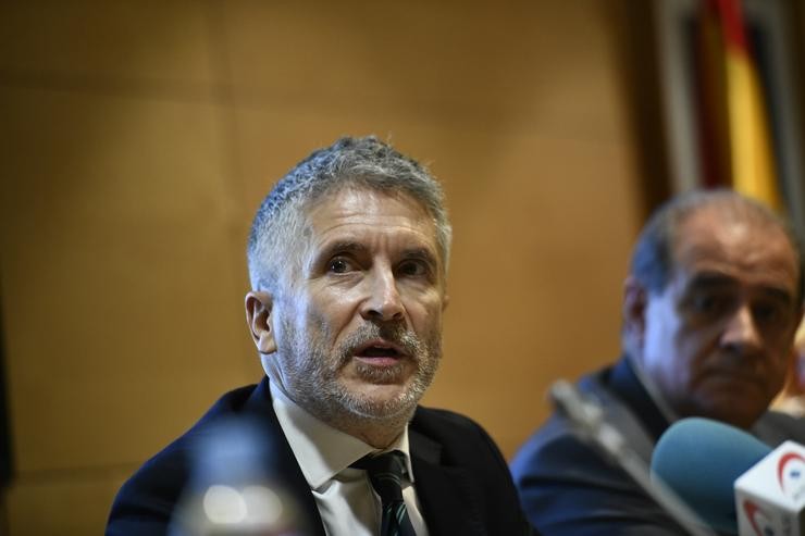 O ministro do Interior Fernando Grande-Marlask 