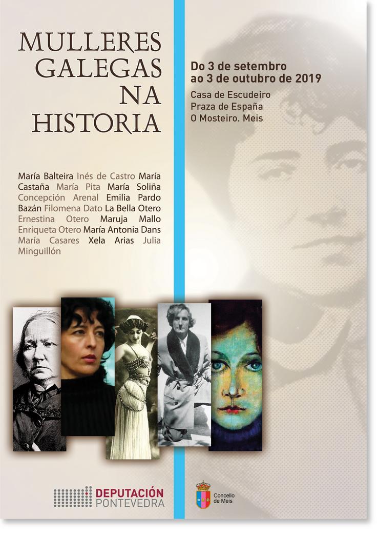 Cartel da exposición 'Abrandares galegas na historia'. CEDIDA 