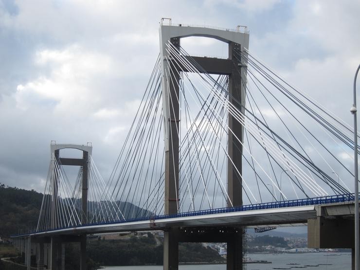 A Ponte de Rande, que conecta a AP-9 a ambos os dous lados da ría de Vigo / EUROPA PRESS - Arquivo