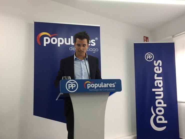 Borja Verea, presidente da xestora do PP de Santiago