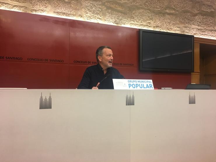 O portavoz do PP no Concello de Santiago, Agustín Hernández. EUROPA PRESS - Arquivo 