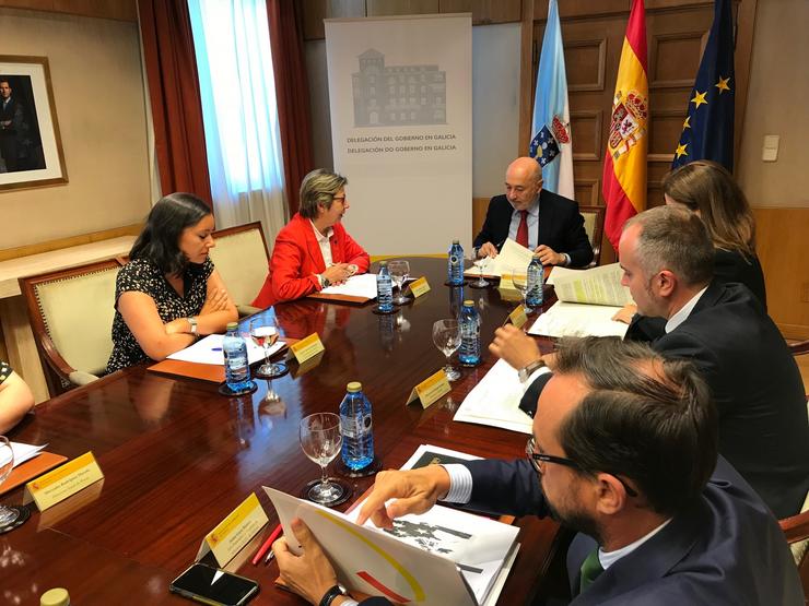 Reunión entre a Consellería do Mar e a Delegación do Goberno sobre o Brexit. DELEGACIÓN DO GOBERNO 