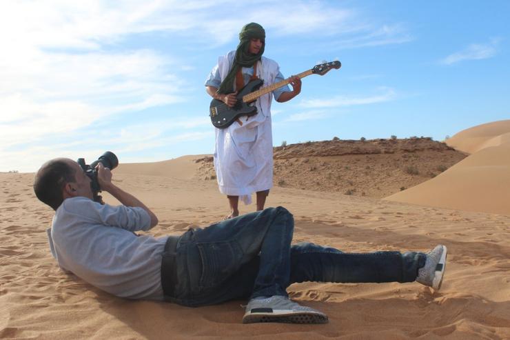 O fotógrafo saharauí Mohamend Dchira 