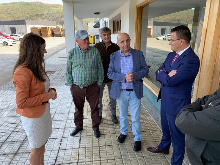 Visita do conselleiro de Medio Rural a Trabada. AXM