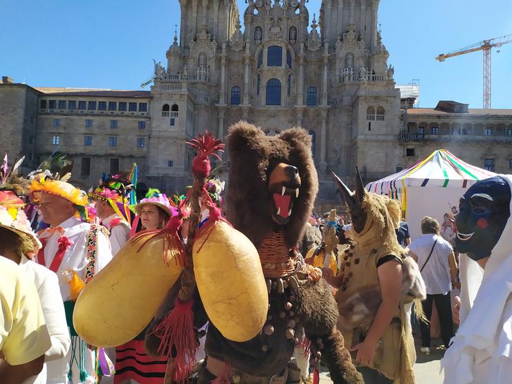Desfile de Entroidos en Santiago de Compostela. EUROPA PRESS SANTIAGO / Europa Press