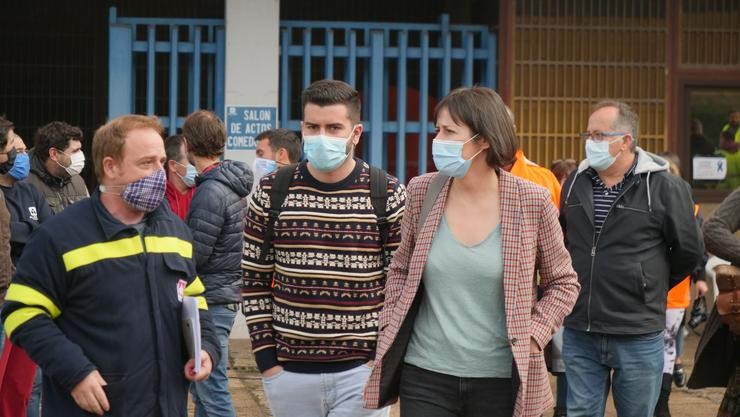 Ana Pontón reúnese con traballadores de Alcoa. BNG