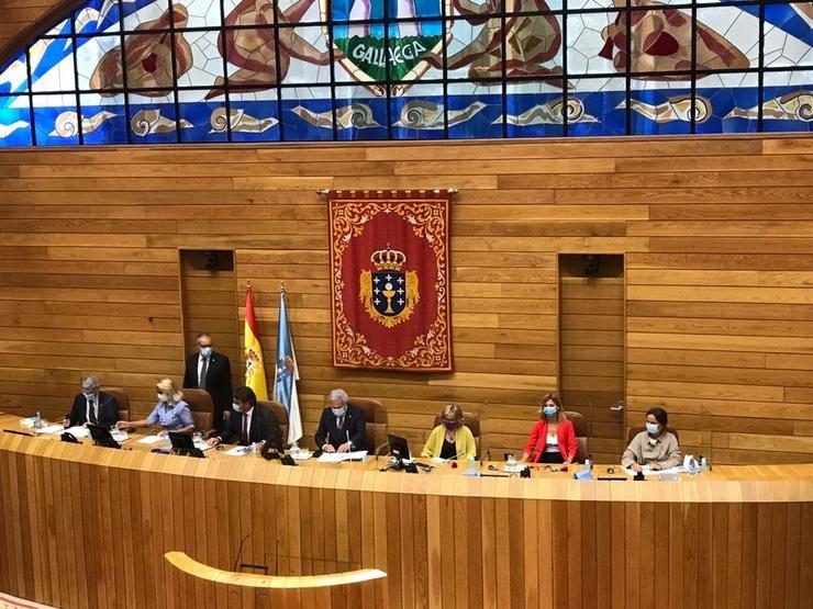 Parlamento de Galicia o 7 de agosto de 2020