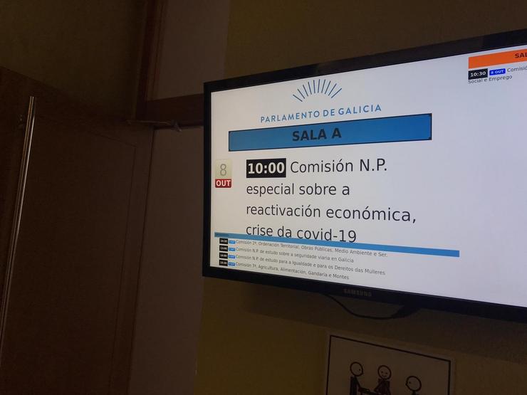 Comisión especial sobre a reactivación económica, cultural e social  de Galicia pola crise da covid-19 