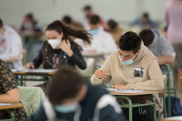 Estudantes de bacharelato no IES Vilar Ponche. Carlos Castro - Europa Press - Arquivo / Europa Press