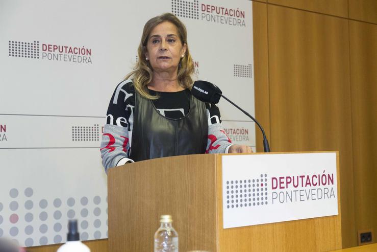 A presidenta da Deputación de Pontevedra, Carmela Silva.