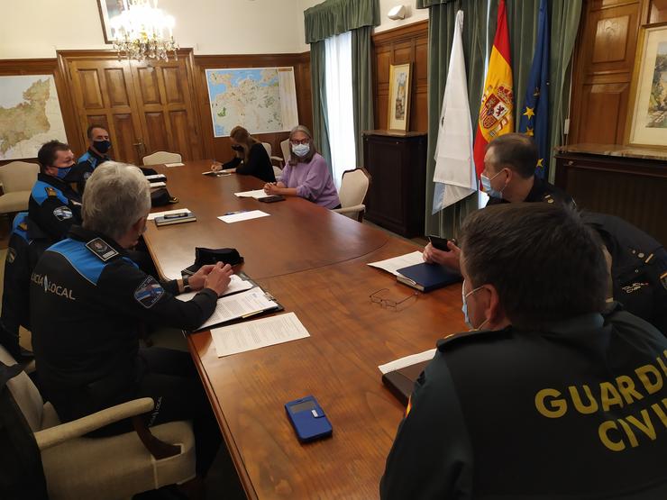 A subdelegada do Goberno na Coruña, Pilar López-Rioboo, preside a reunión do Centro de Coordinación Operativo. SUBDELEGACIÓN DO GOBERNO NA Coruña 
