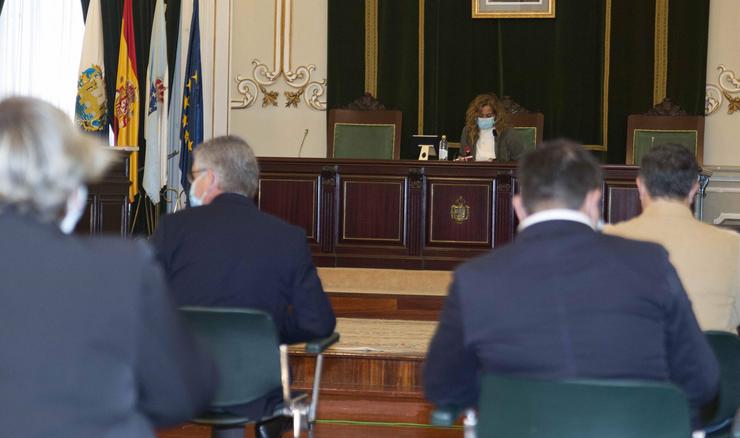 Pleno da Deputación de Pontevedra.. DEPUTACIÓN DE PONTEVEDRA 