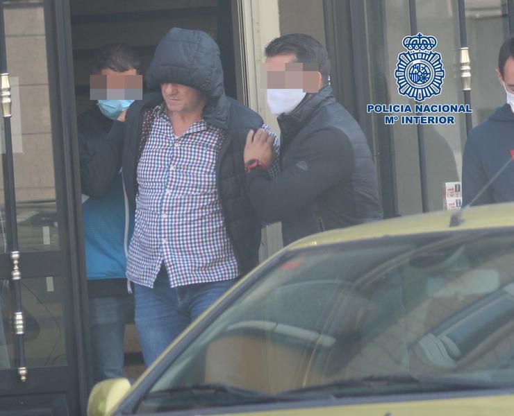 Líder dunha organización de tráfico de drogas de Turquía detido en Cee (A Coruña) / Policía Nacional.