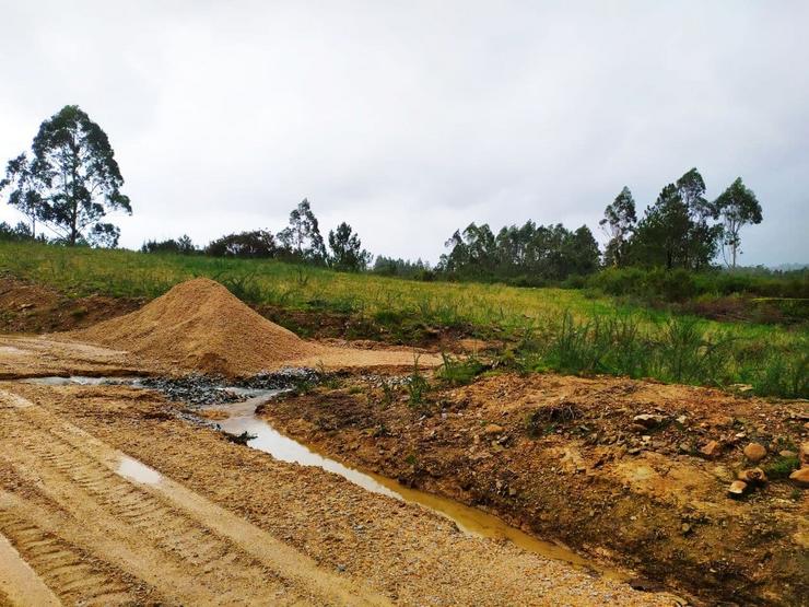 Drenaxe aceda en Santa Comba