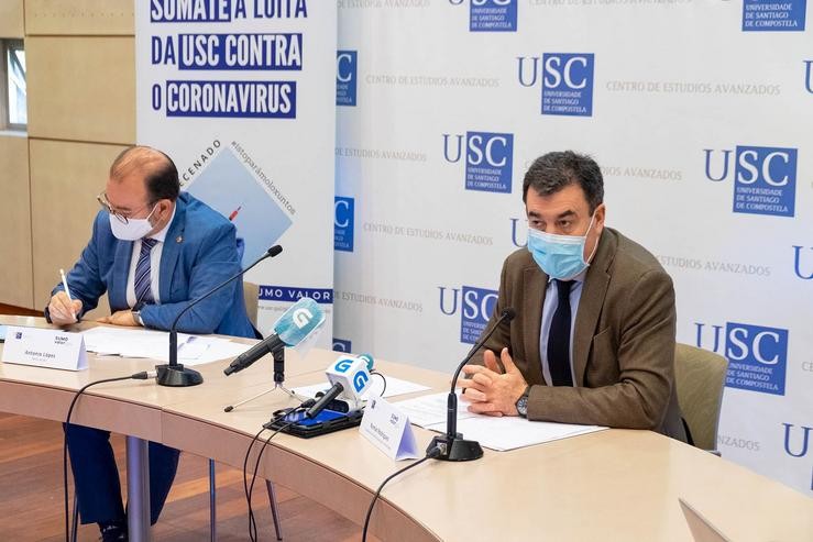 Loita científica da USC contra a covid. Xunta de Galicia 
