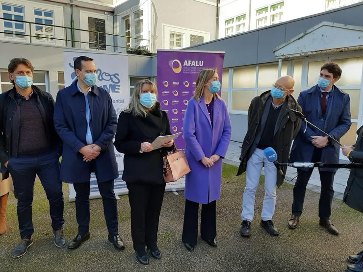 A conselleira de Política Social, Fabiola García, nunha visita en Lugo. 