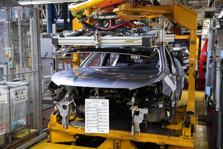 Liña de montaxe da planta de PSA Peugeot Citroën en Vigo.. PSA PEUGEOT CITROËN VIGO - Arquivo / Europa Press