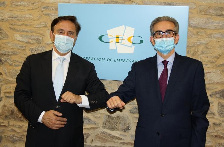 Pedro Rey e José Manuel Díaz, ex candidatos a presidir a CEG 