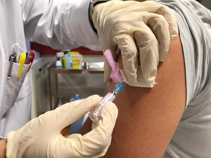 Vacinación en Santiago de Compostela 