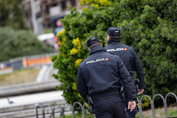 Axentes da Policía Nacional.. EUROPA PRESS - Arquivo
