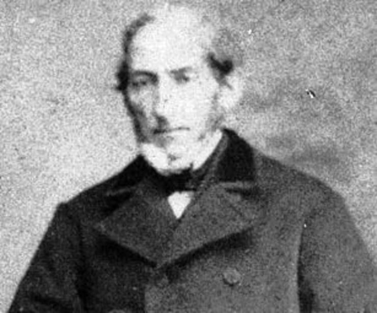 Retrato de Xoán Manuel Pintos, literato galego autor de A Gaita Gallega, primeira obra en galego tralos séculos escuros