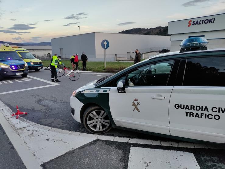 Dispositivo da Garda Civil por atropleo en Ourense/ GARDA CIVIL