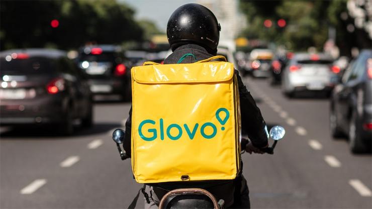 'Rider', repartidor de comida rápida da plataforma Glovo