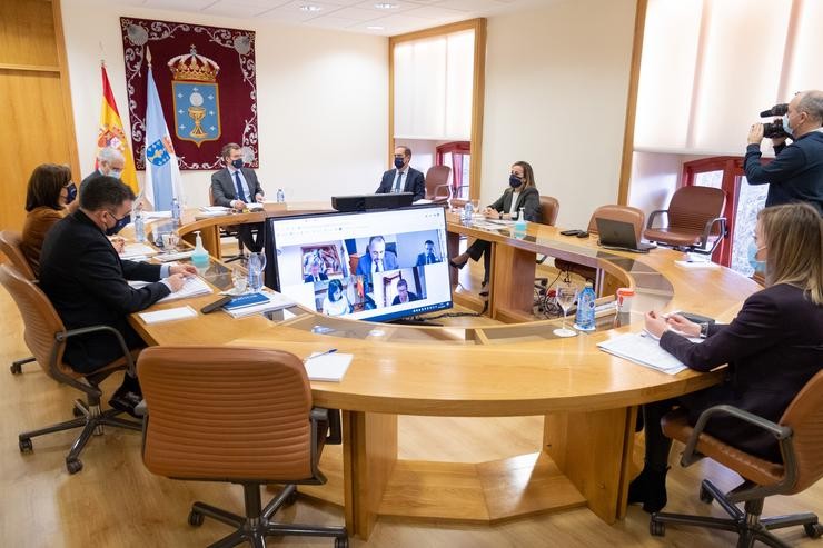 Ou Titular Do Goberno Galego Preside A Reunión Do Consello da Xunta. Xunta de Galicia 