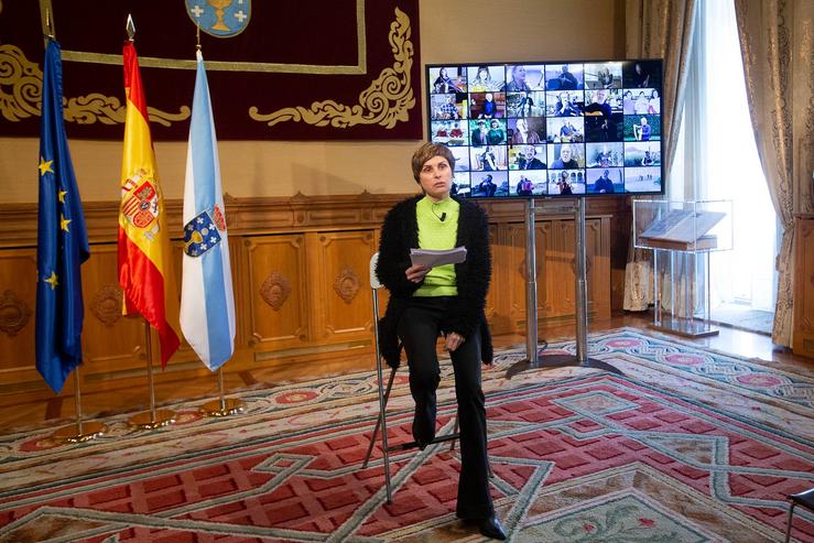 A Directora De Turismo De Galicia, Nava Castro, Participará Na Rolda De Prensa De Presentación Do Acto De Apertura Do Xacobeo 2021.. XOAN CRESPO / Europa Press