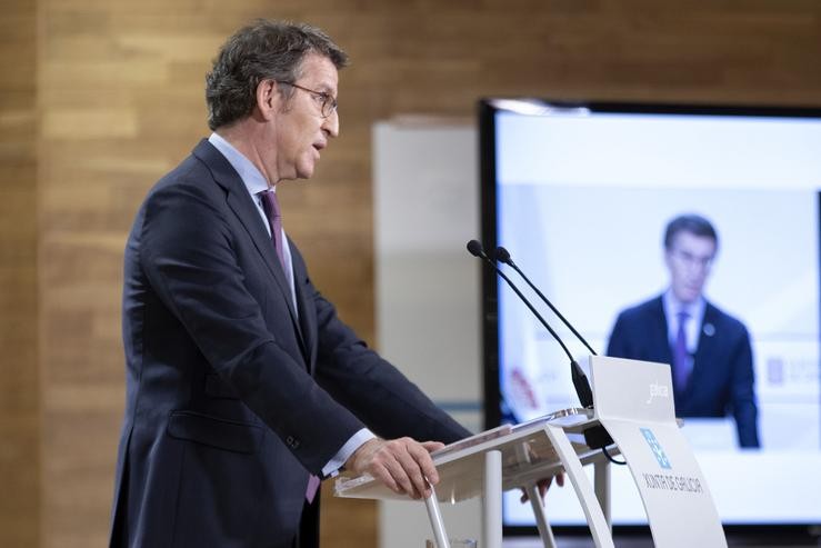 O presidente da Xunta, Alberto Núñez Feijóo / Xunta de Galicia. / Europa Press