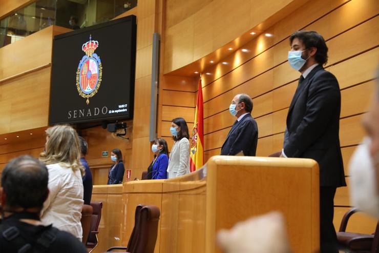 Os membros da Mesa do Senado.. Pool - Arquivo / Europa Press