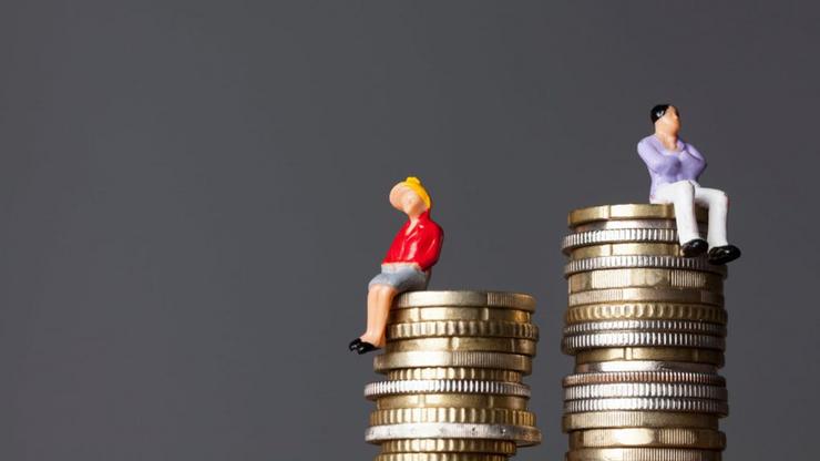 Imaxe ilustrativa da fenda salarial entre homes e mulleres 