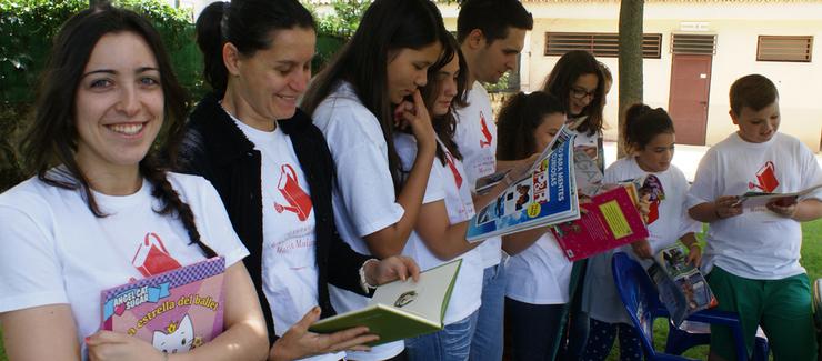 Voluntarios da Biblioteca Municipal de Verín 
