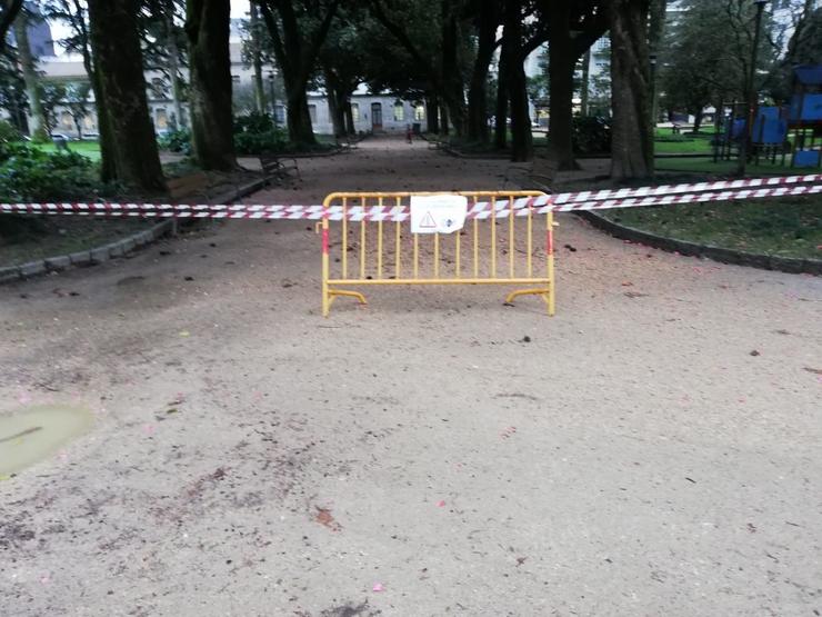 Parque pechado polo forte vento 