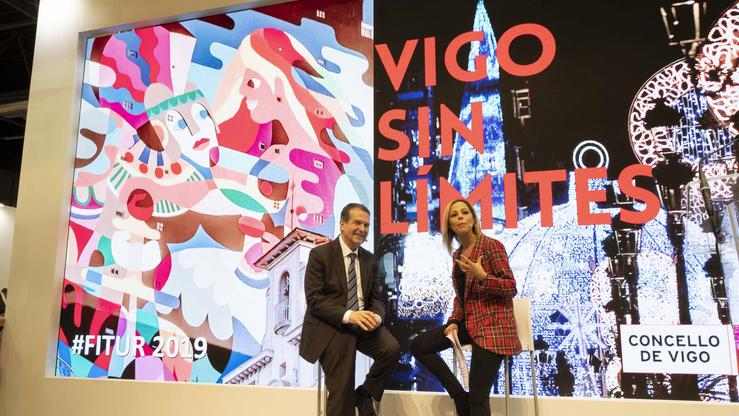 O alcalde de Vigo, Abel Caballero, durante a presentación da 