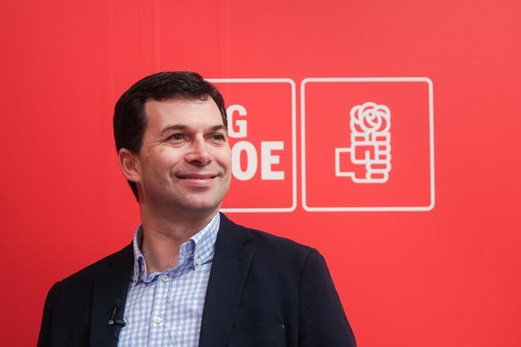 O secretario xeral do PSG-PSOE, Gonzalo Caballero 