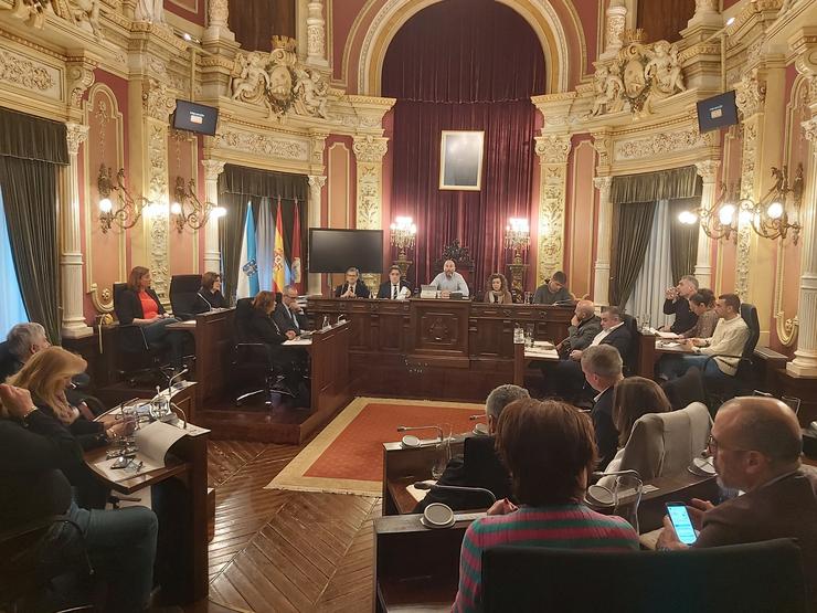 Pleno do Concello de Ourense. 