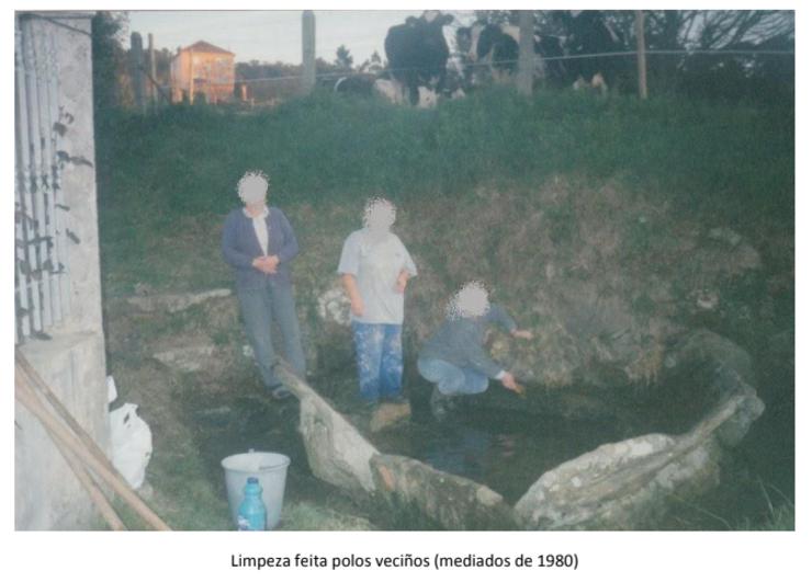 Fonte-lavadoiro de Canasteves, Ponteceso, nos anos 80 / Apatrigal