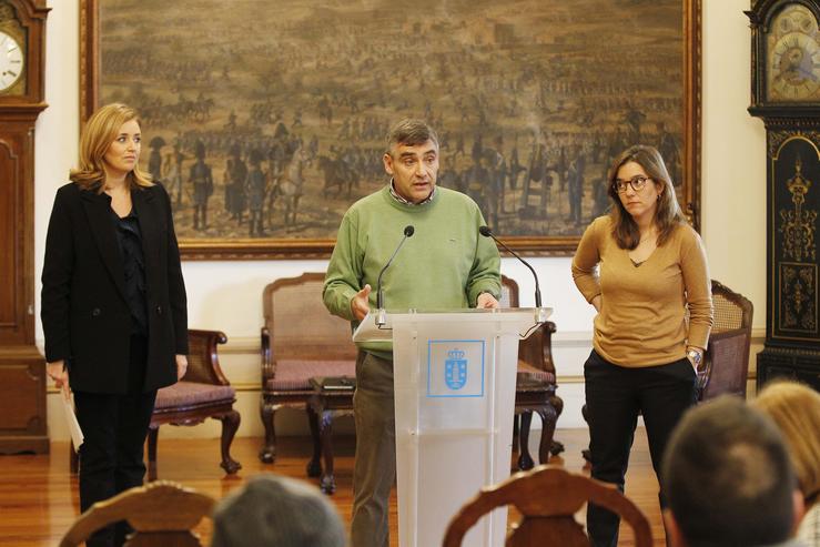 Presentación da Cabalgata de Reis no Concello da Coruña.