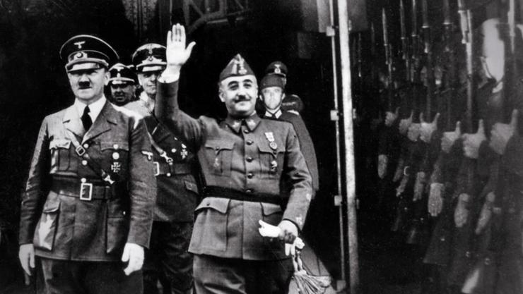 Franco, con Hitler en Hendaya. AXM