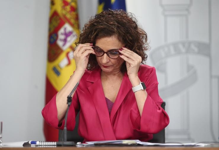 .A ministra Portavoz e de Facenda, María Jesús Montero 