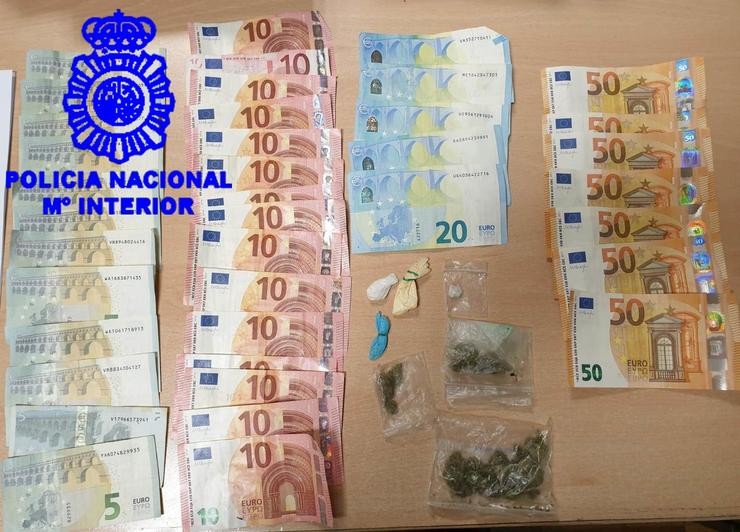 Droga e diñeiro intervidos 