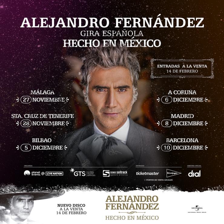 Alejandro Fernández. PLANET EVENTS 