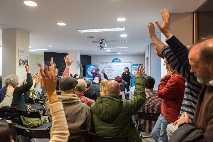 Asemblea da Rede de Marea Atlántica sobre as eleccións autonómicas. MAREA ATLÁNTICA / Europa Press